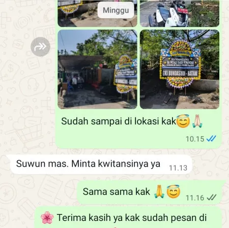 Pengiriman Papan Bunga Duka Malangnengah Cibitung